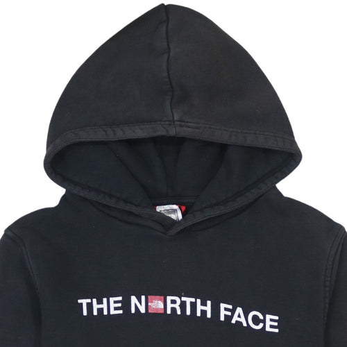 The North Face Boys Black XL Pullover Hoodie Cotton Logo Sweatshirt
