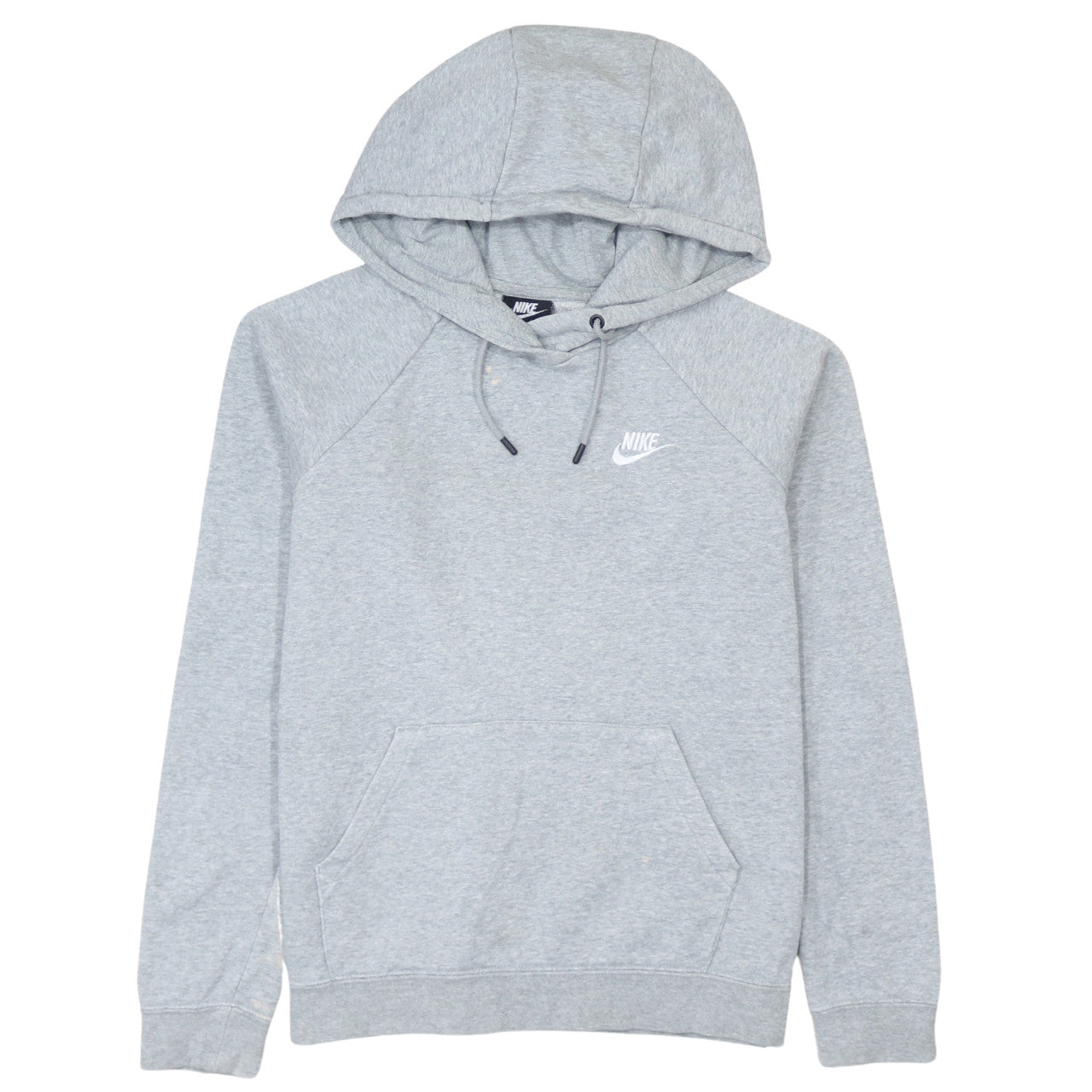 Nike Men Grey Pullover Hoodie Small Regular Fit Sportswear