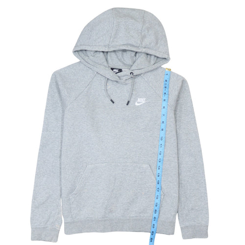 Nike Men Grey Pullover Hoodie Small Regular Fit Sportswear