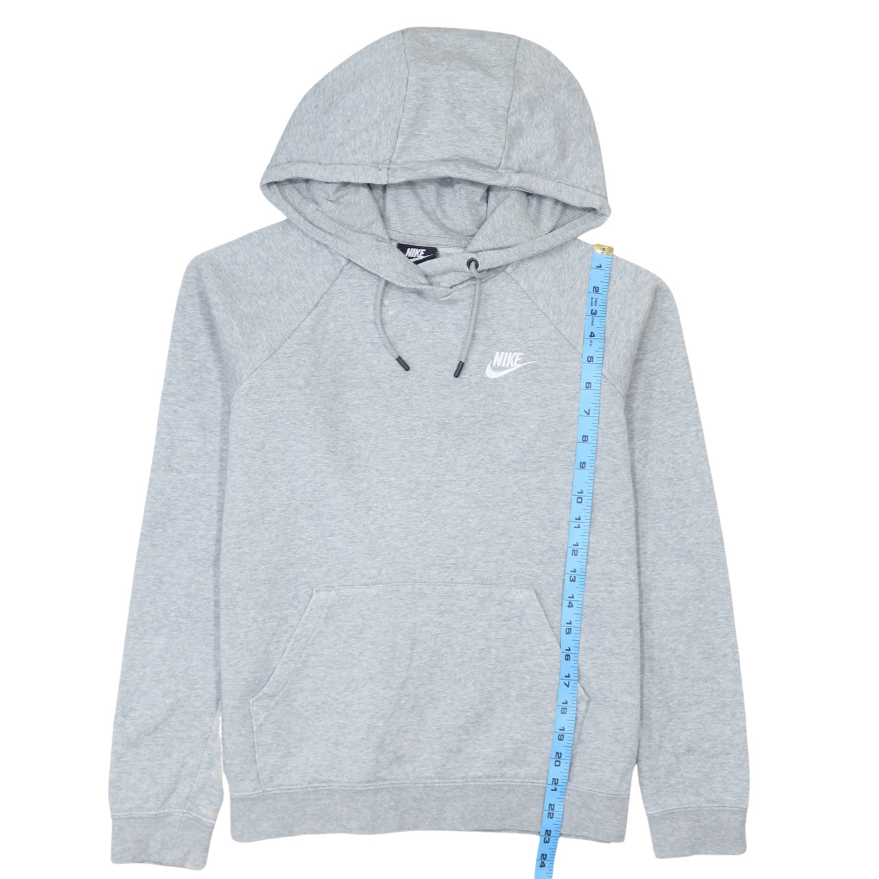Nike Men Grey Pullover Hoodie Small Regular Fit Sportswear