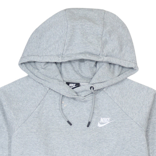 Nike Men Grey Pullover Hoodie Small Regular Fit Sportswear