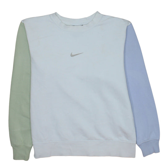 Nike Women's Multicoloured Crew Neck Pullover Sweatshirt Size S