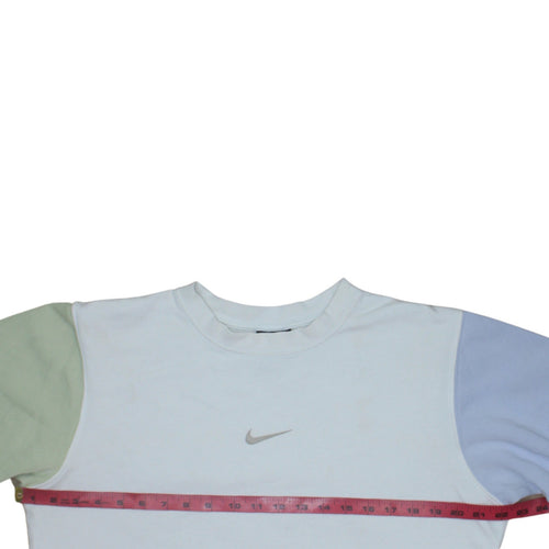 Nike Women's Multicoloured Crew Neck Pullover Sweatshirt Size S