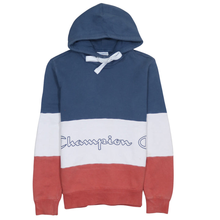 Champion Men’s Multicoloured Pullover Hoodie Size S Cotton Logo