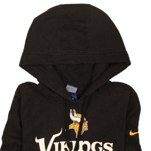 Nike Men's Black Vikings Pullover Hoodie Size S