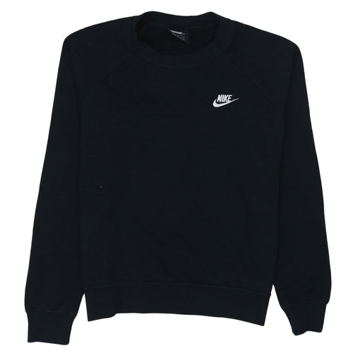 Nike Men's Black Crew Neck Fleece Sweatshirt Size S