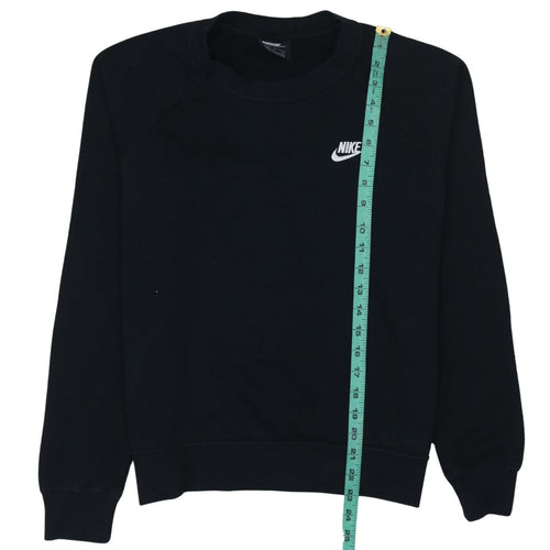 Nike Men's Black Crew Neck Fleece Sweatshirt Size S