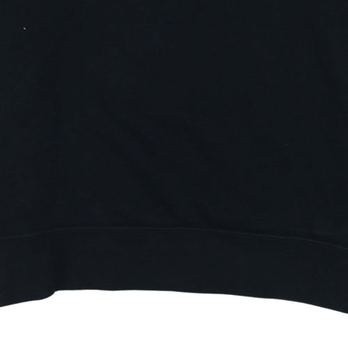 Nike Men's Black Crew Neck Fleece Sweatshirt Size S