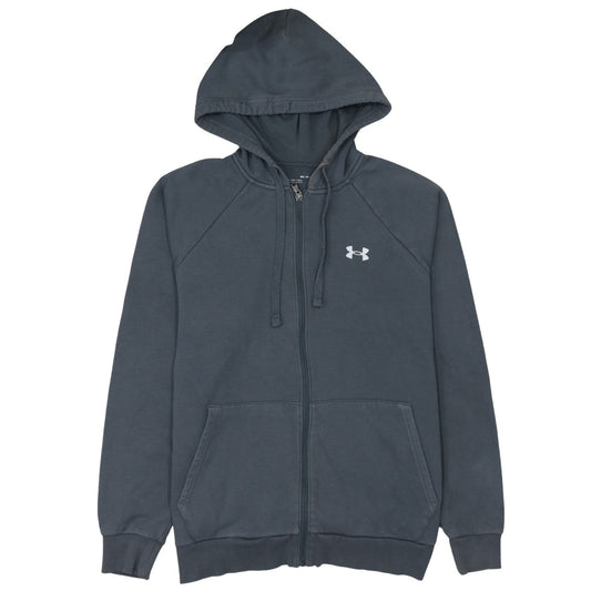Under Armour Men's Grey Full Zip Hoodie Size M Relaxed Fit