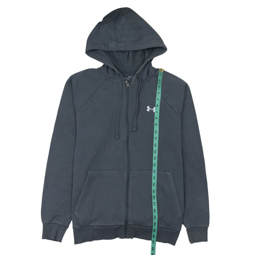 Under Armour Men's Grey Full Zip Hoodie Size M Relaxed Fit