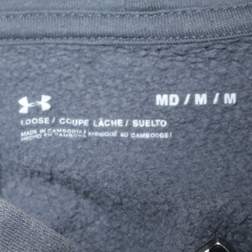 Under Armour Men's Grey Full Zip Hoodie Size M Relaxed Fit