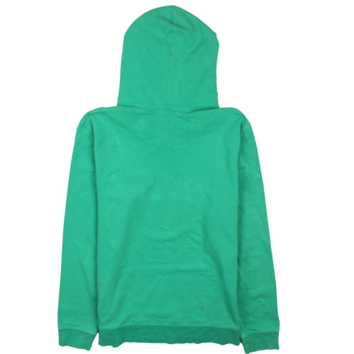 GAP Women Green Pullover Hoodie Sweatshirt Size L Stretch Cotton Blend
