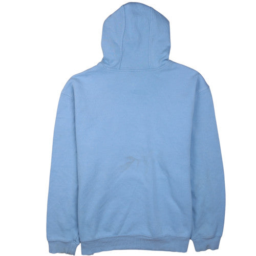 Adidas Men's Blue Pullover Hoodie L Logo Sports Fleece