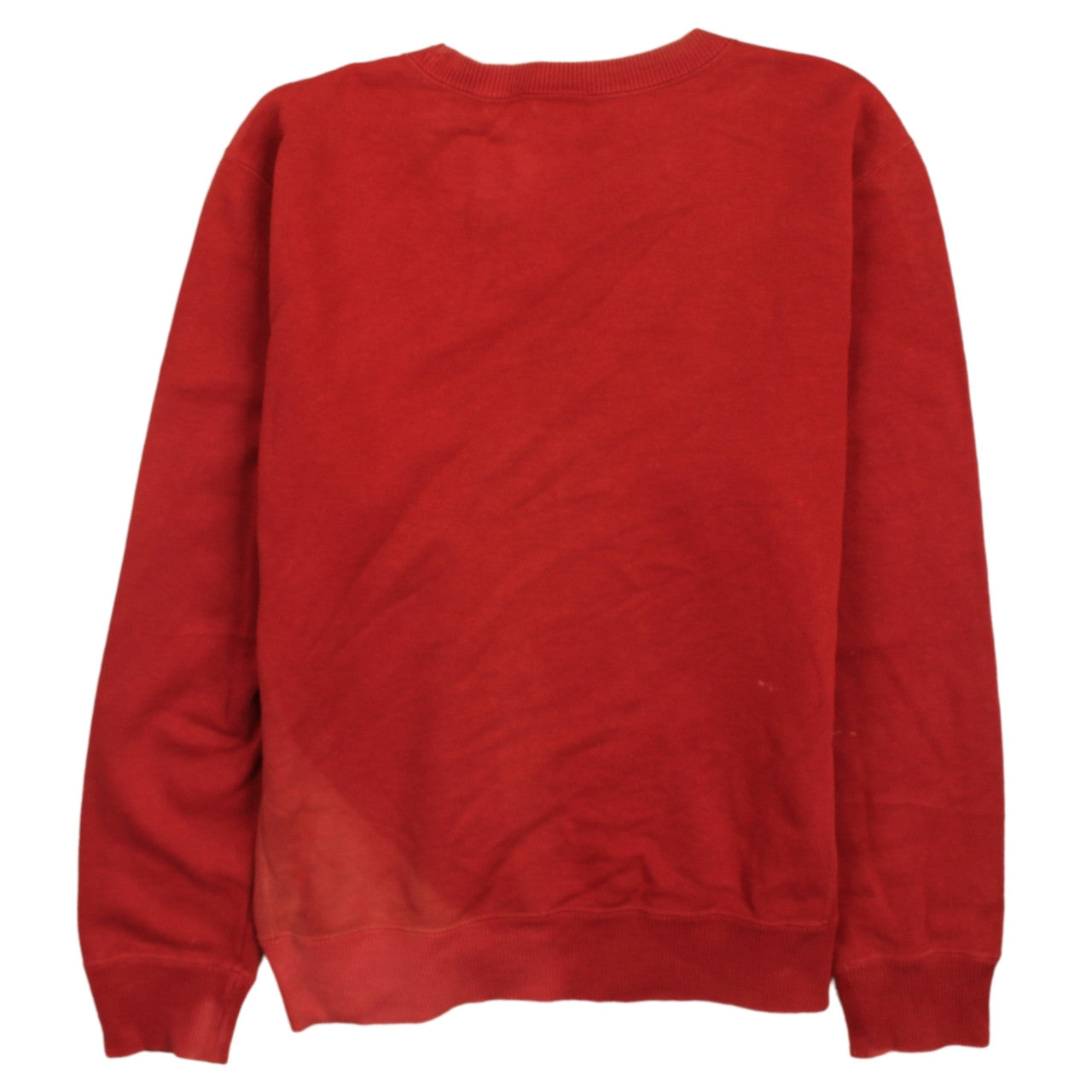 Champion Men's Red Crew Neck Pullover Sweatshirt Medium