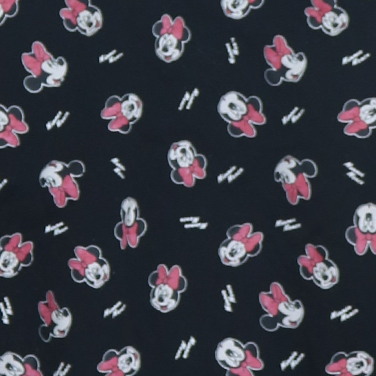 Disney Women Black Minnie Mouse Pullover Sweatshirt XL
