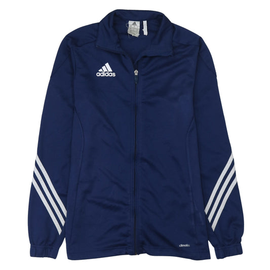 Adidas Men's Blue Track Jacket M Full Zip Climalite Sportswear