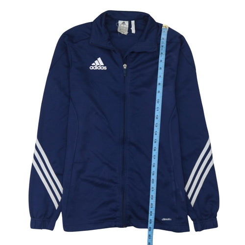Adidas Men's Blue Track Jacket M Full Zip Climalite Sportswear