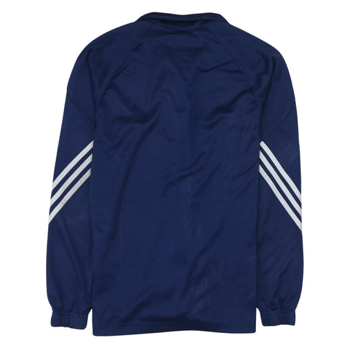 Adidas Men's Blue Track Jacket M Full Zip Climalite Sportswear