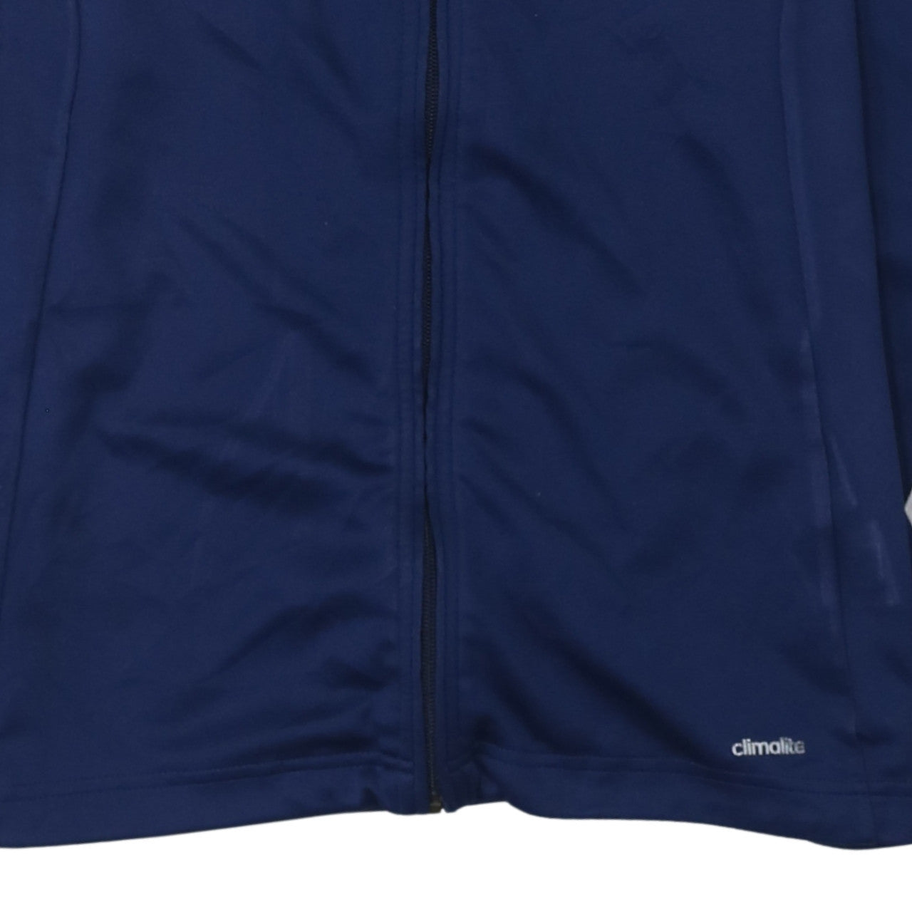 Adidas Men's Blue Track Jacket M Full Zip Climalite Sportswear