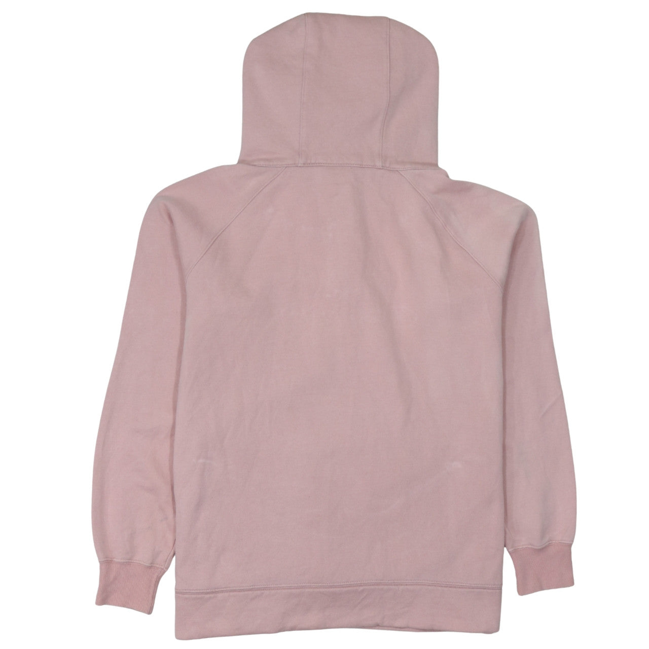 Champion Women's Pink 1/4 Zip Hoodie Large Embroidered Logo Cotton Blend
