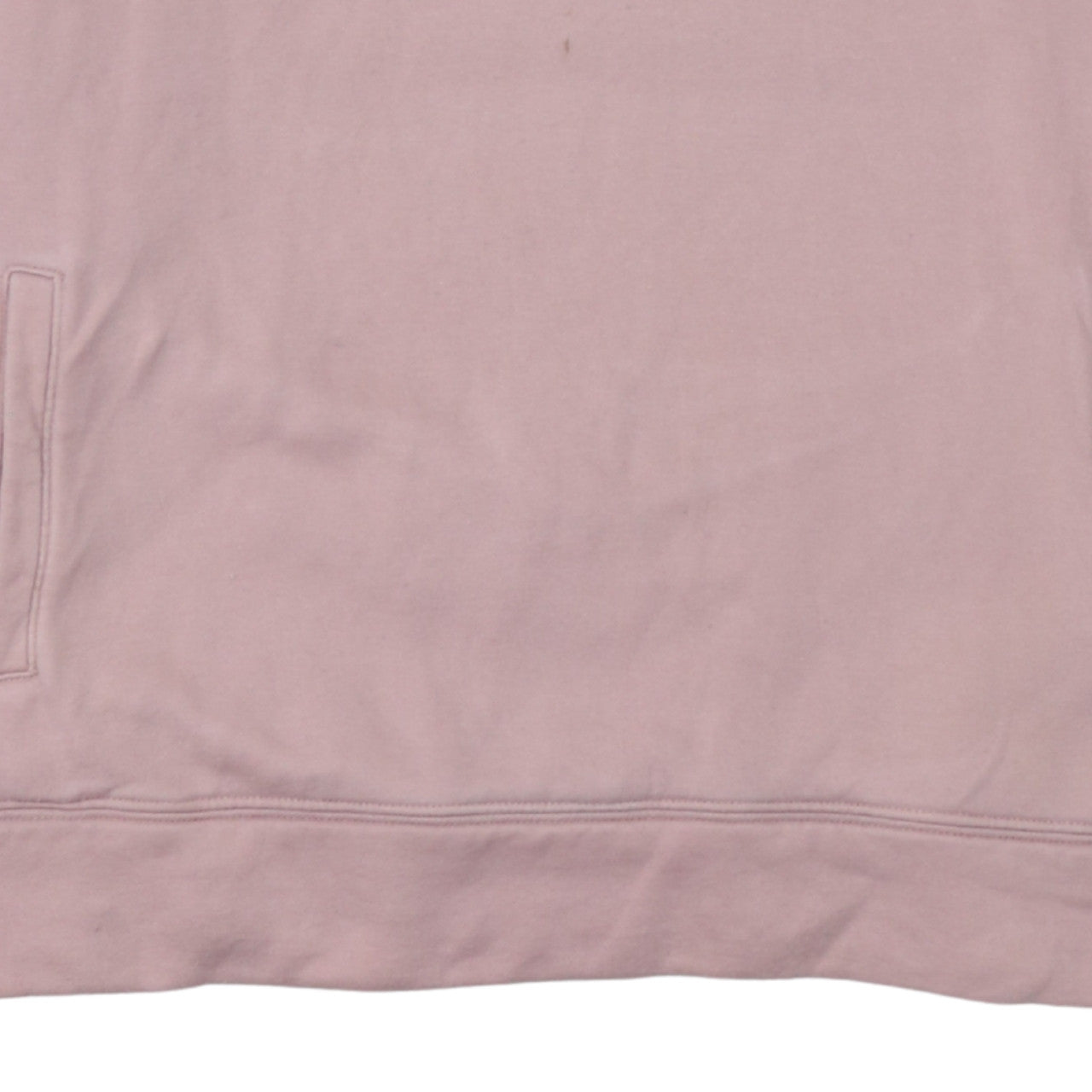 Champion Women's Pink 1/4 Zip Hoodie Large Embroidered Logo Cotton Blend