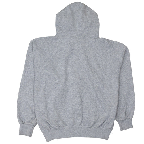 Levi's Men's Grey Full Zip Hoodie L Logo Fleece Vintage Sweatshirt