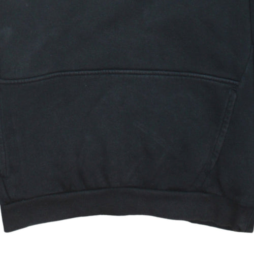 Nike Boys Black Pullover Fleece Hoodie XL (158-170cm) Logo Sweatshirt