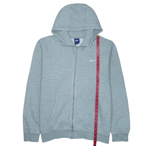 Nike Men’s Grey Full Zip Hoodie 2XL Fleece Sweatshirt