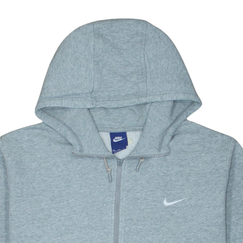 Nike Men’s Grey Full Zip Hoodie 2XL Fleece Sweatshirt