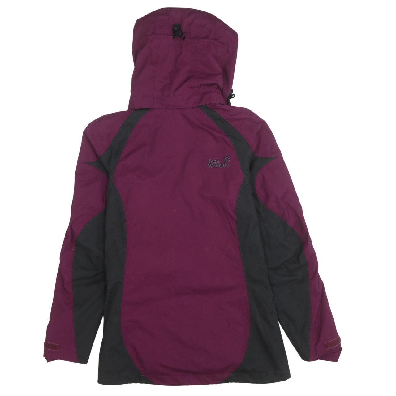 Jack Wolfskin Women's Purple Waterproof Hooded Outdoor Jacket Size 8
