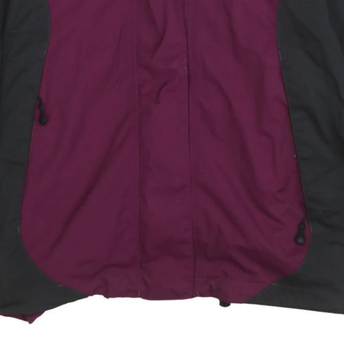 Jack Wolfskin Women's Purple Waterproof Hooded Outdoor Jacket Size 8