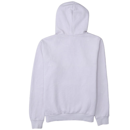 Puma Womens Lilac Pullover Hoodie L Logo Graphic Sweatshirt