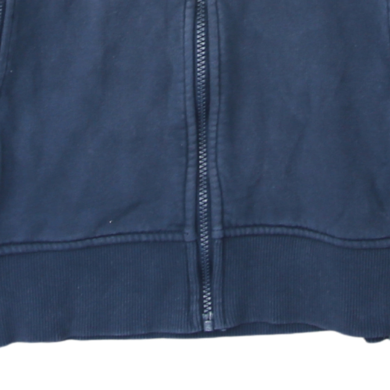 The North Face Men's Blue Full Zip Hoodie Size L Cotton Fleece Outdoor