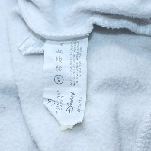 Disney Primark Women White XS Hoodie Mickey & Friends Pullover