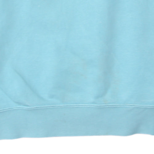 Nike Women Blue Small Crew Neck Pullover Sweatshirt