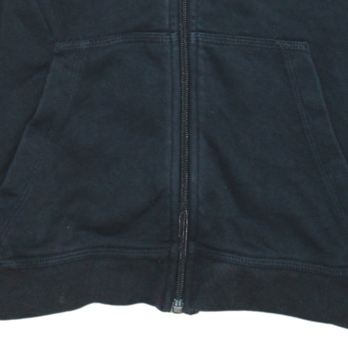 Nike Boys Black Full Zip Hoodie M (137-147cm) Fleece Sweatshirt