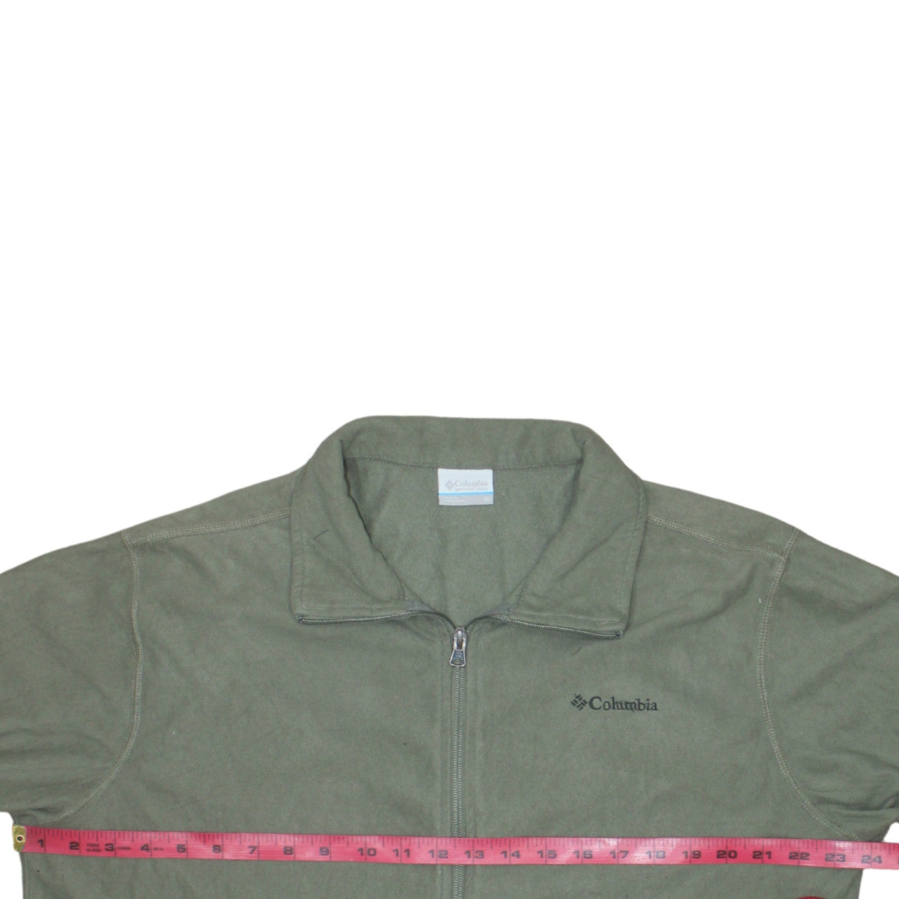 Columbia Men's Green XL Fleece Full Zip Outdoor Jacket