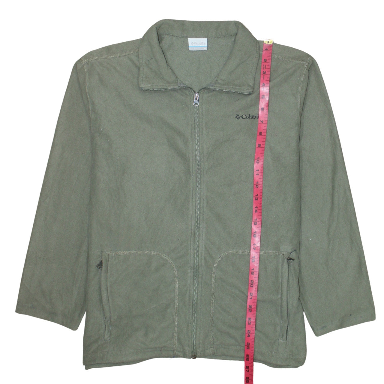 Columbia Men's Green XL Fleece Full Zip Outdoor Jacket