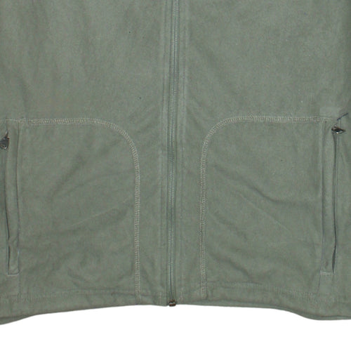 Columbia Men's Green XL Fleece Full Zip Outdoor Jacket