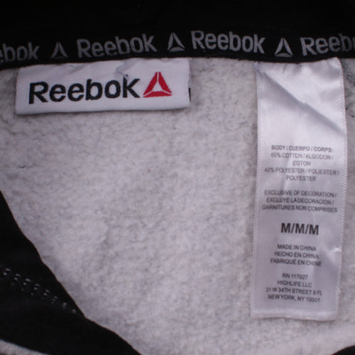 Reebok Men’s Grey Pullover Hoodie Medium Athletic Fleece Sweatshirt