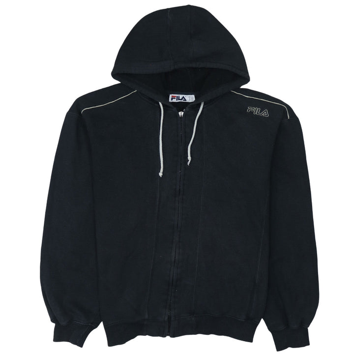 FILA Men's Black Full Zip Hoodie Size M Regular Fit