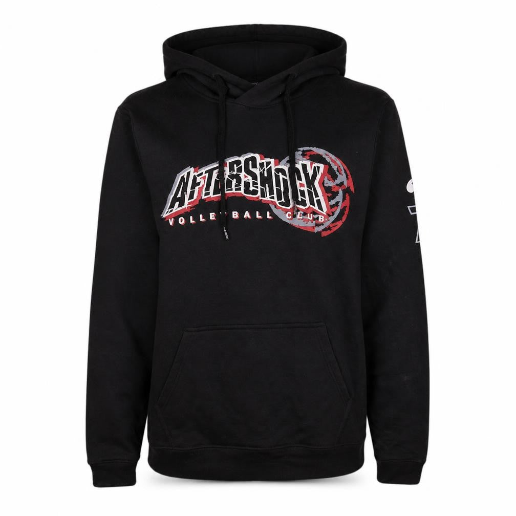 Asics Mens Black XS Pullover Hoodie Volleyball Club Graphic