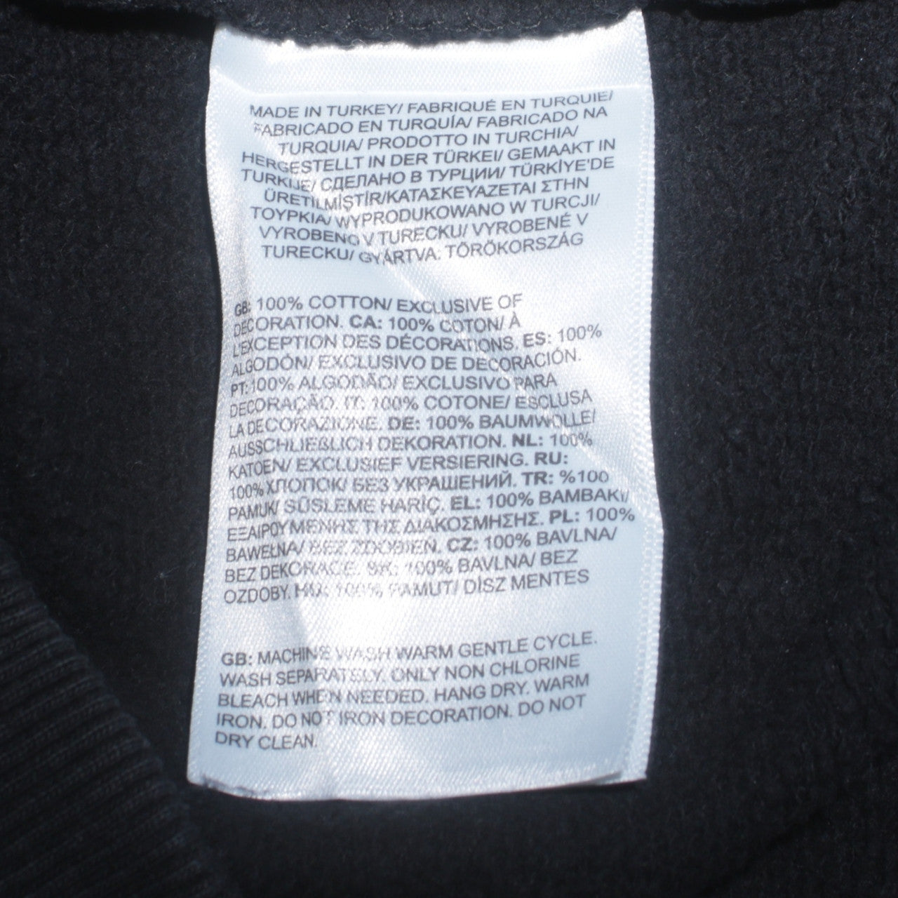 The North Face Men Black Crew Neck Pullover Sweatshirt M