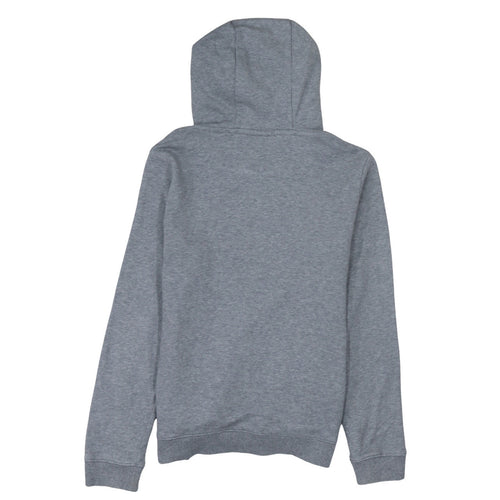 Tommy Hilfiger Boys Grey Pullover Hoodie Size 164 Logo Graphic Sweatshirt