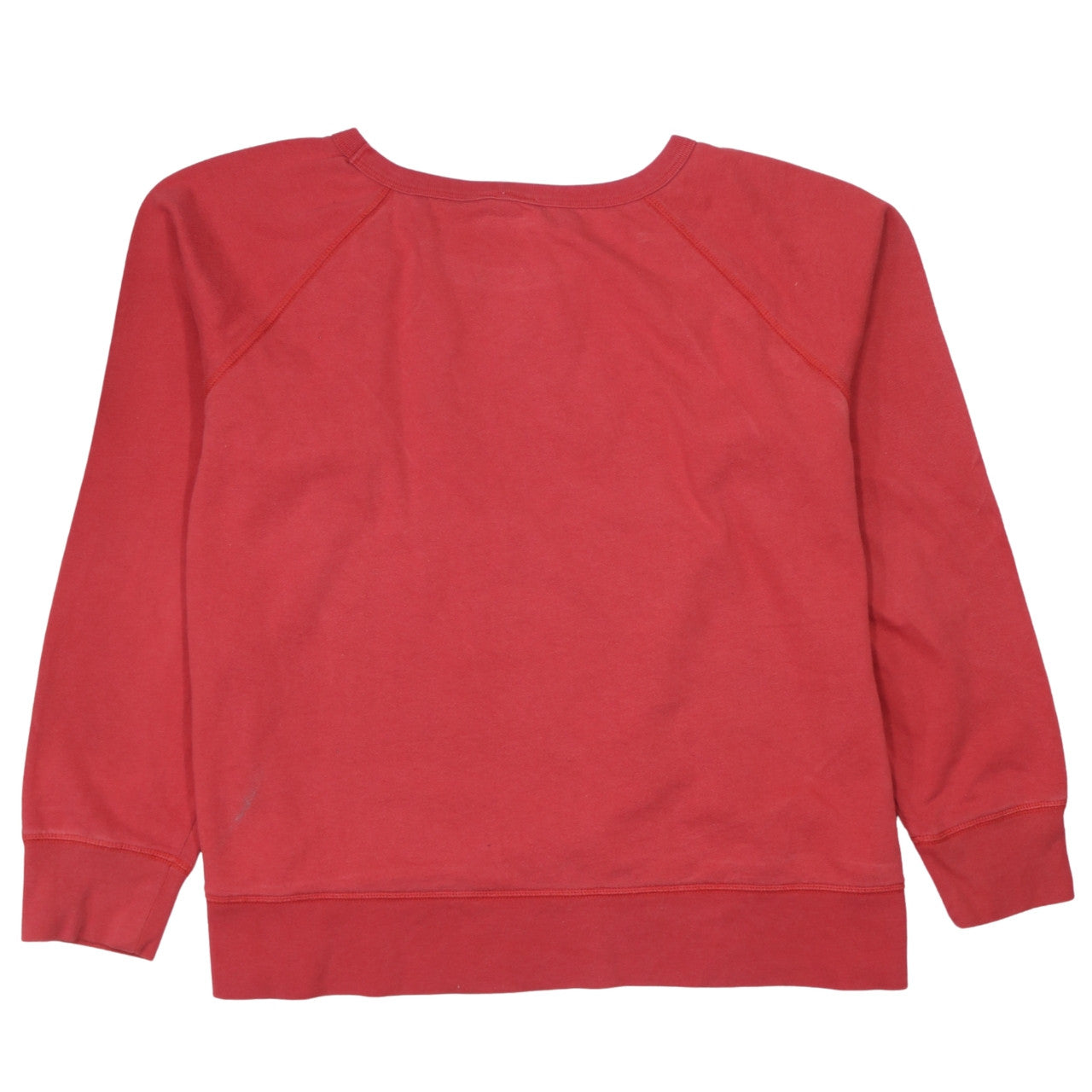 GAP Women Red Logo Pullover Sweatshirt XL Cotton Blend