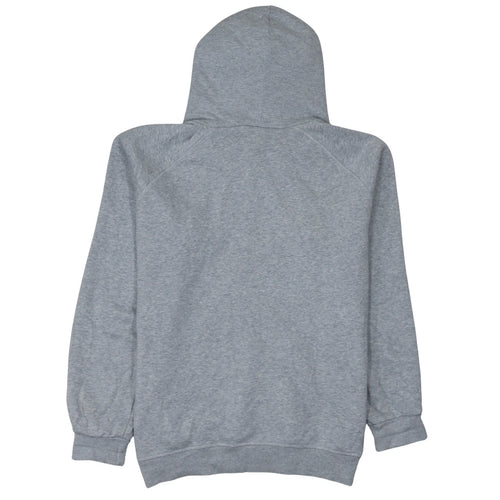 Adidas Mens Grey XL Pullover Hoodie Logo Fleece Sweatshirt