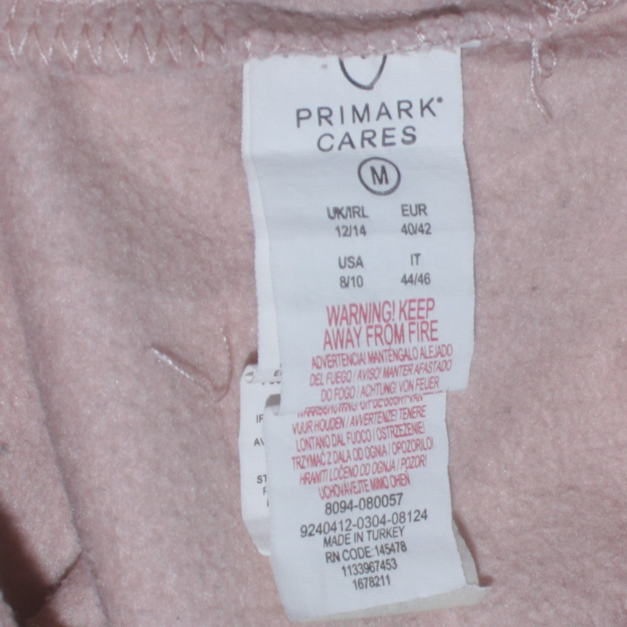Primark Disney Women Pink Winnie the Pooh Pullover Sweatshirt Size M 12/14