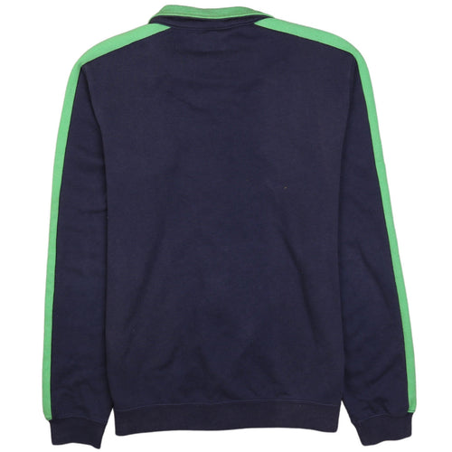 Champion Boys Navy Blue & Green XL Track Jacket Full Zip Activewear