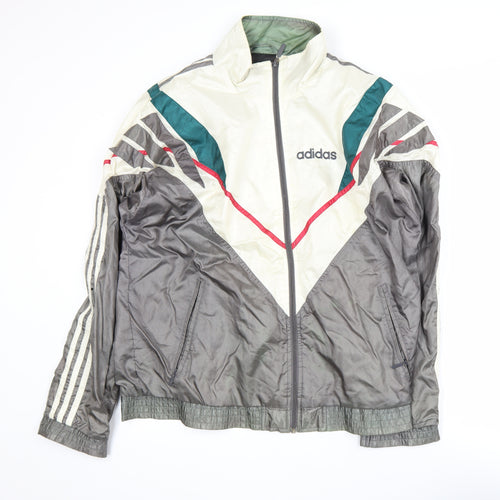 Adidas Men’s Multicoloured 90s Windbreaker Jacket Size 42 Regular