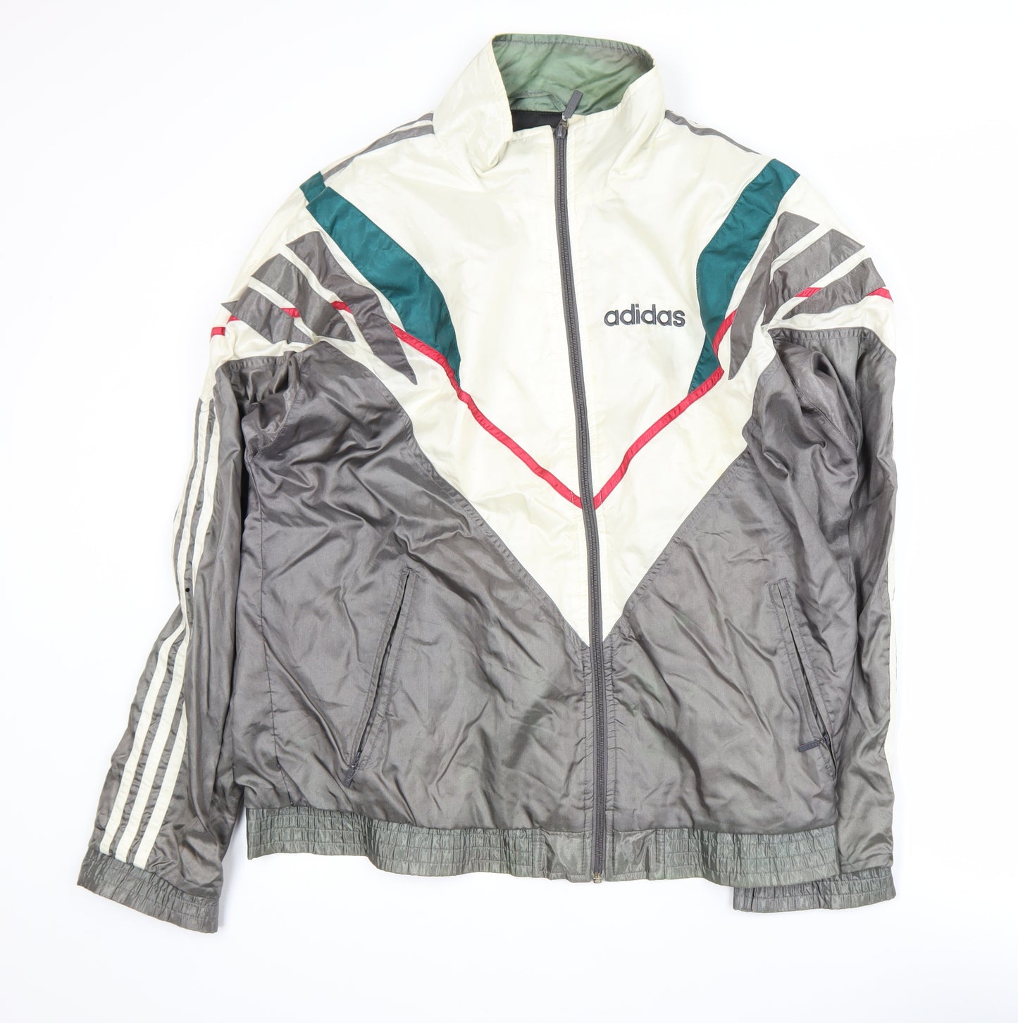 Adidas Men’s Multicoloured 90s Windbreaker Jacket Size 42 Regular